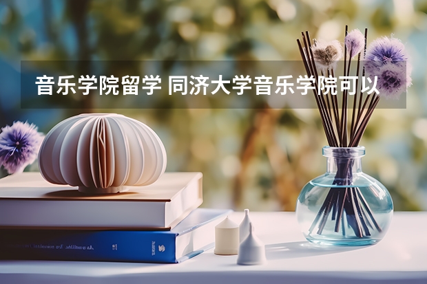 音乐学院留学 同济大学音乐学院可以留学国外吗?