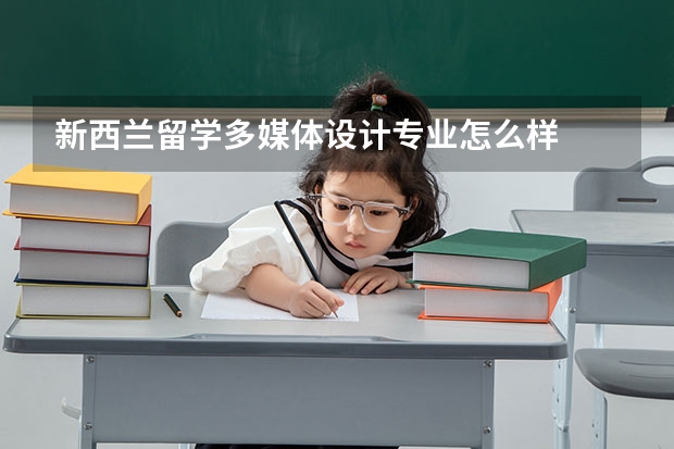 新西兰留学多媒体设计专业怎么样