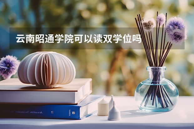 云南昭通学院可以读双学位吗