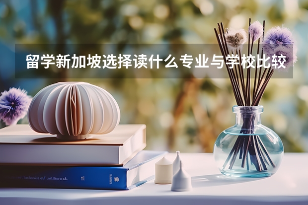 留学新加坡选择读什么专业与学校比较好