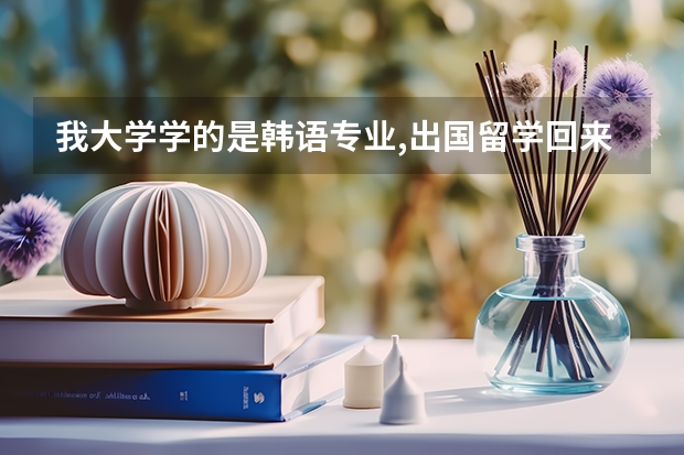 我大学学的是韩语专业,出国留学回来想考公务员,请问出国留学要学什么专业