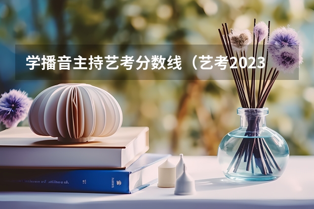 学播音主持艺考分数线（艺考2023文化分要求）