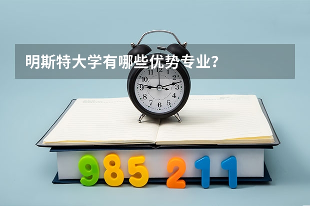 明斯特大学有哪些优势专业？