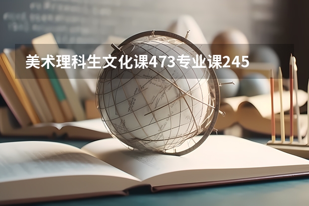 美术理科生文化课473专业课245在河南是什么水平