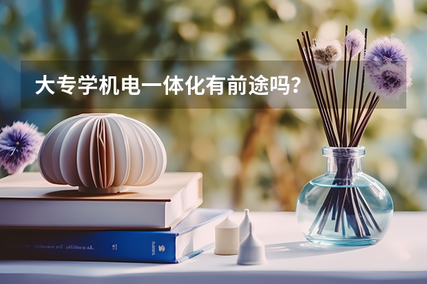 大专学机电一体化有前途吗？