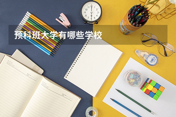 预科班大学有哪些学校