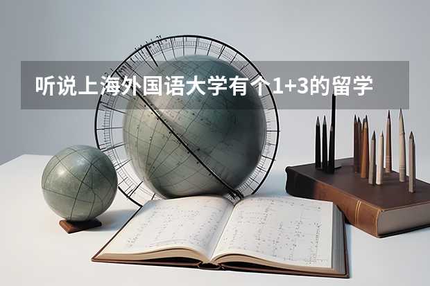 听说上海外国语大学有个1+3的留学预科，到底怎么样啊？师资教学可靠么？