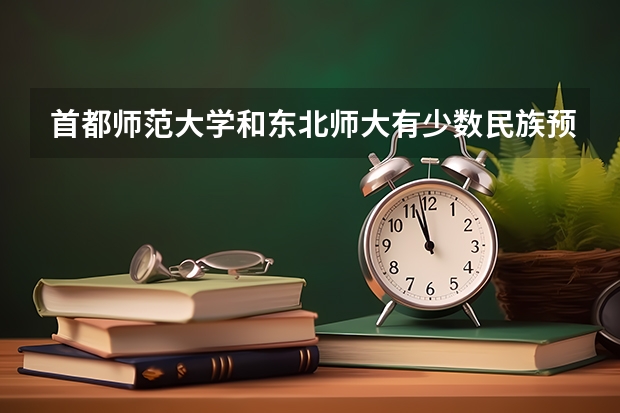 首都师范大学和东北师大有少数民族预科班吗？