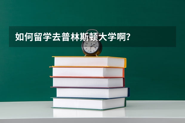 如何留学去普林斯顿大学啊？