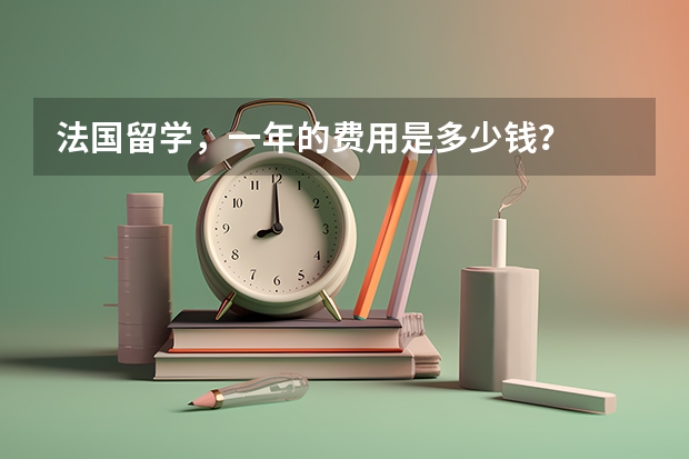 法国留学，一年的费用是多少钱？