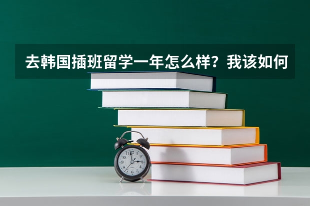 去韩国插班留学一年怎么样？我该如何选择。。。