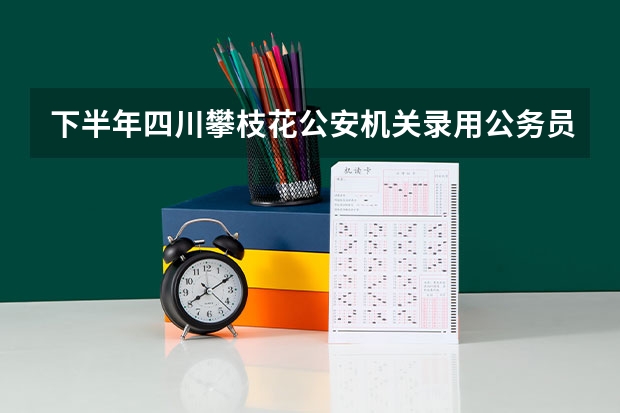 下半年四川攀枝花公安机关录用公务员公告【27人】 攀枝花市那个办留学签证的快件需要几天