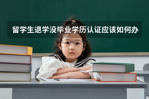 留学生退学没毕业学历认证应该如何办理呢？