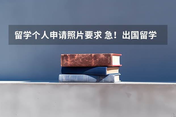 留学个人申请照片要求 急！出国留学需要带一寸两寸的照片么？