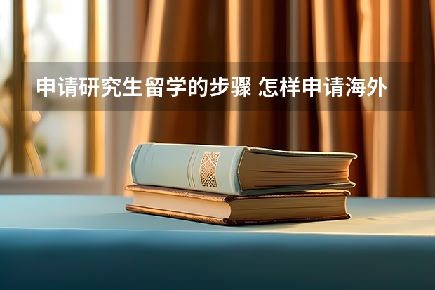 申请研究生留学的步骤 怎样申请海外研究生留学？